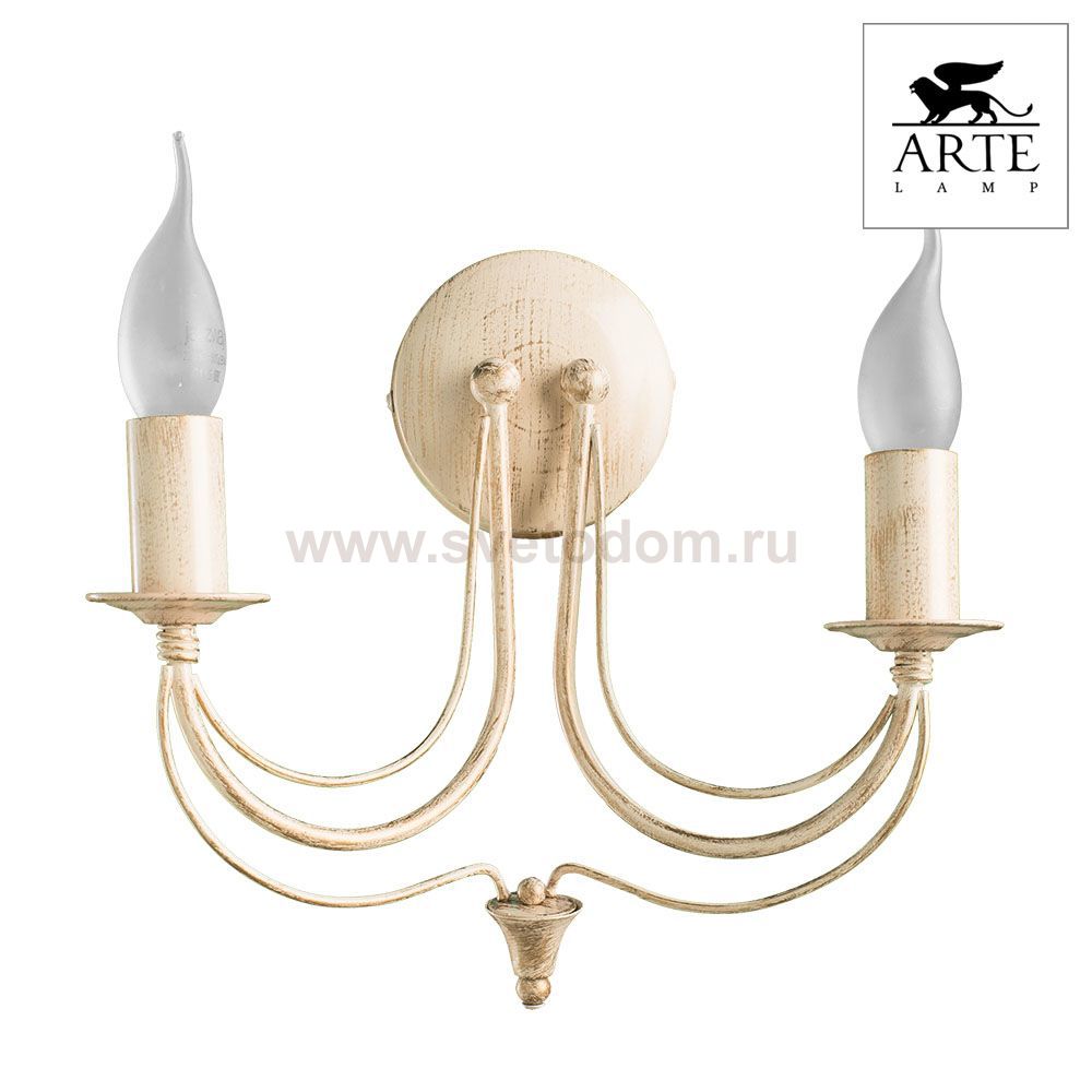 Светильник настенный бра Arte lamp A6301AP-2WG MAYTONE