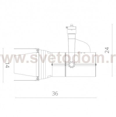 Светильник для трека Arte lamp A6312PL-1BK Track lights