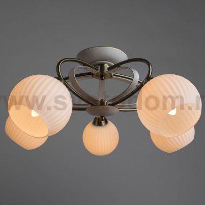 Люстра потолочная Arte lamp A6342PL-5WG Ellisse
