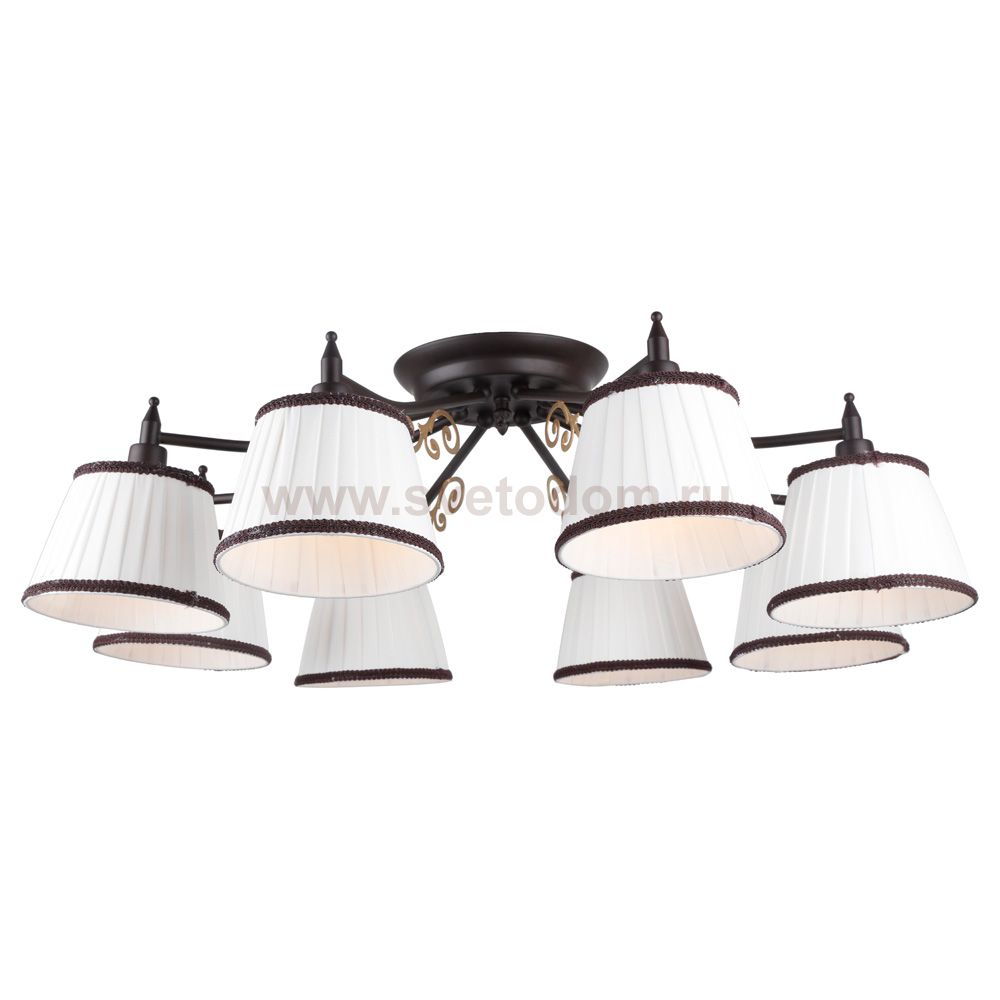 Светильник потолочный Arte lamp A6344PL-8BR CAPRI