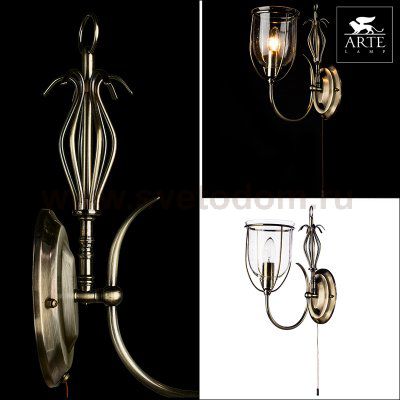 Светильник настенный Arte Lamp A6351AP-1AB Salvador