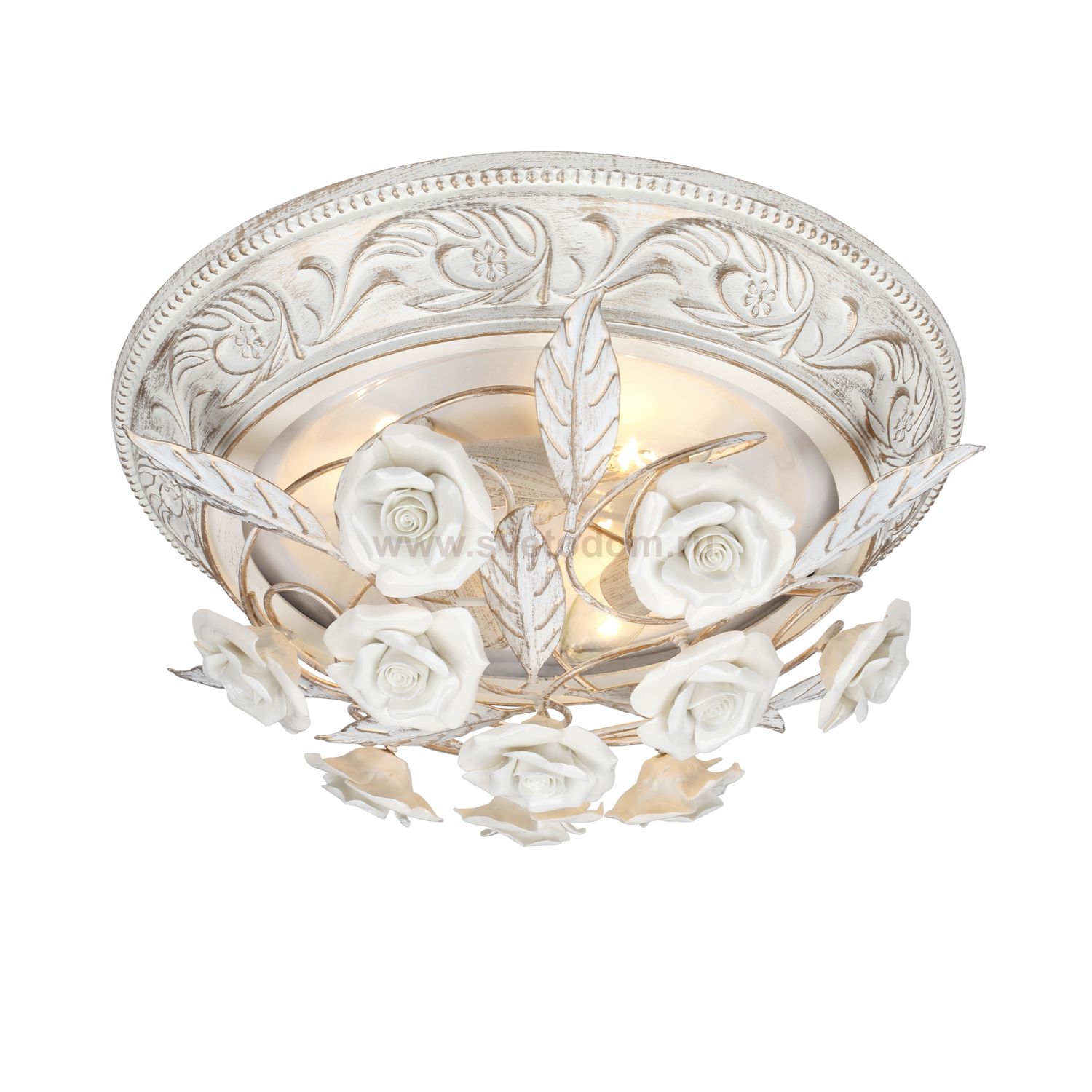 Люстра с розами Arte lamp A6361PL-3WG Rosita