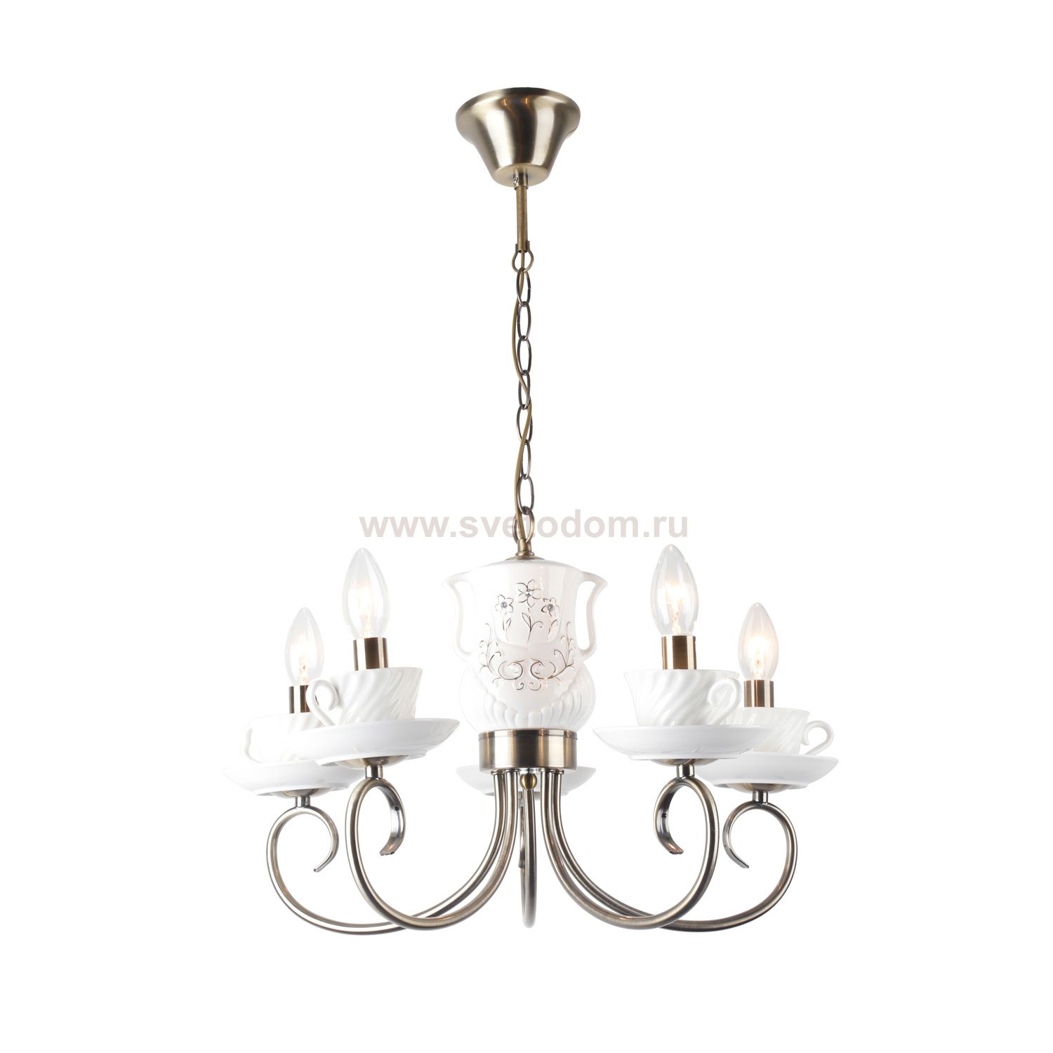 Люстра с чашками Arte lamp A6380LM-5AB Teapot