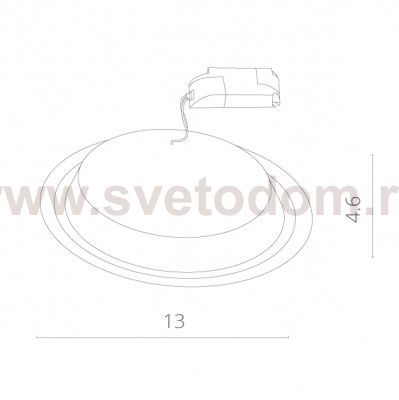 Светильник диодный 6Вт Arte lamp A6406PL-1WH Uovo
