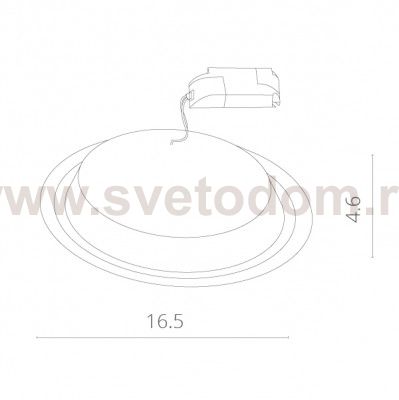 Светильник встраиваемый Arte lamp A6410PL-1WH Uovo