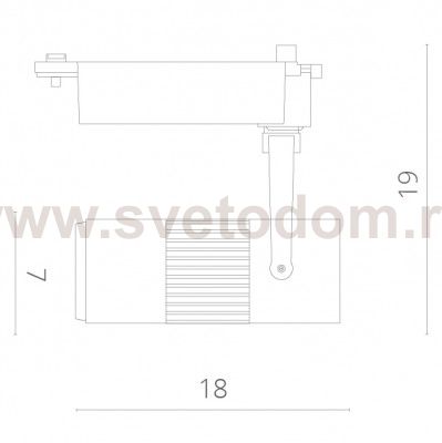 Светильник для трека Arte lamp A6520PL-1BK TRACK LIGHTS