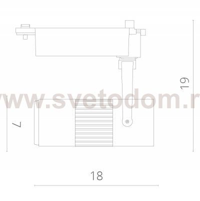 Светильник потолочный поворотный Arte lamp A6520PL-1WH LINEA