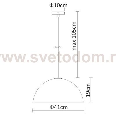 Светильник подвесной Arte Lamp A6540SP-1CC