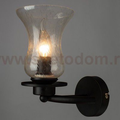 Светильник настенный бра Arte lamp A6586AP-1BK MALIA