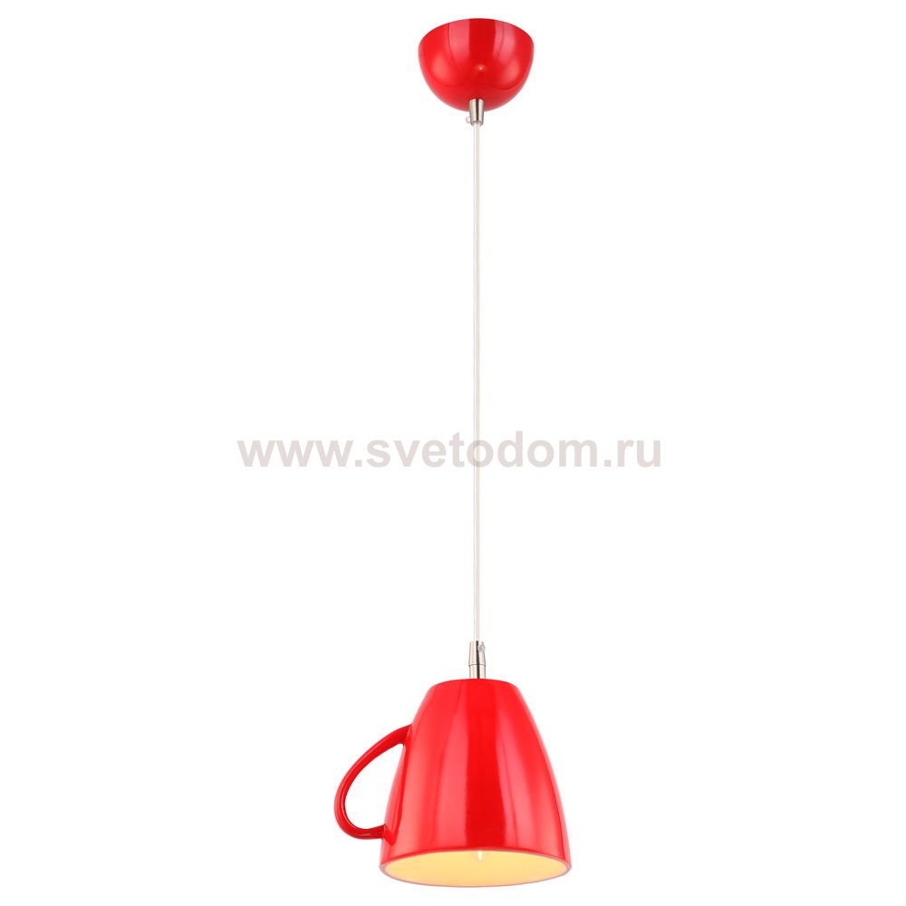 Светильник красная кружка Arte lamp A6605SP-1RD CAFFETTERIA