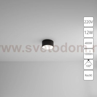 Светильник потолочный Arte Lamp A6612PL-1BK FADO