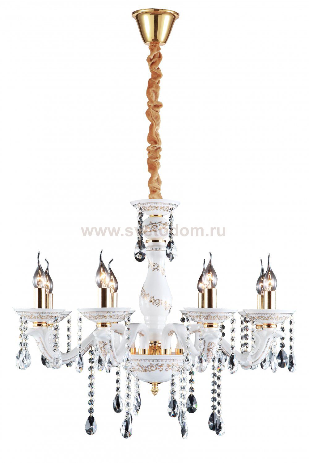 Люстра Arte lamp A6614LM-8GO Ricco