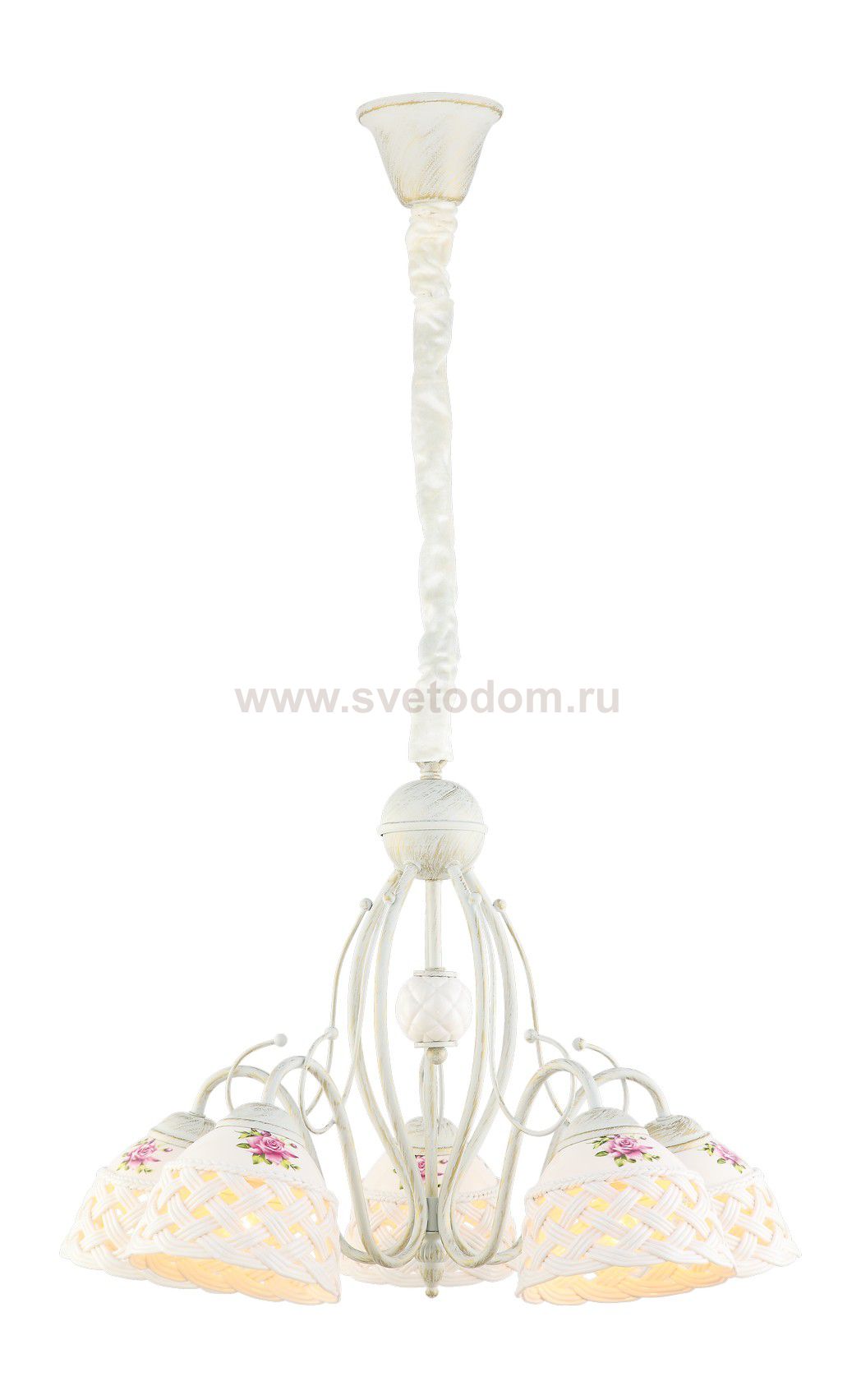 Светильник подвесной Arte lamp A6616LM-5WG WICKER