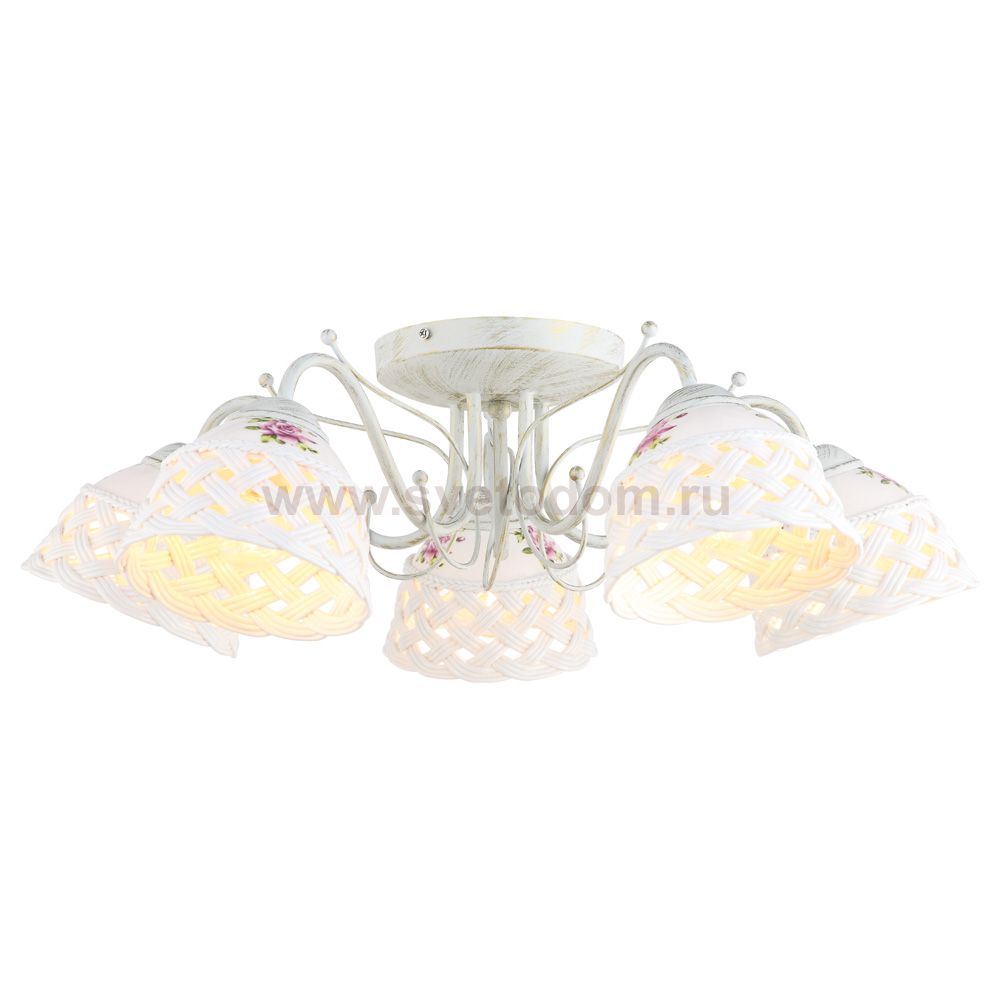 Светильник потолочный Arte lamp A6616PL-5WG WICKER