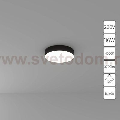 Светильник потолочный Arte Lamp A6635PL-1BK FADO