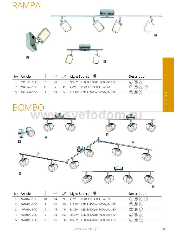 Светильник настенный бра Arte lamp A9412AP-1CC RAMPA