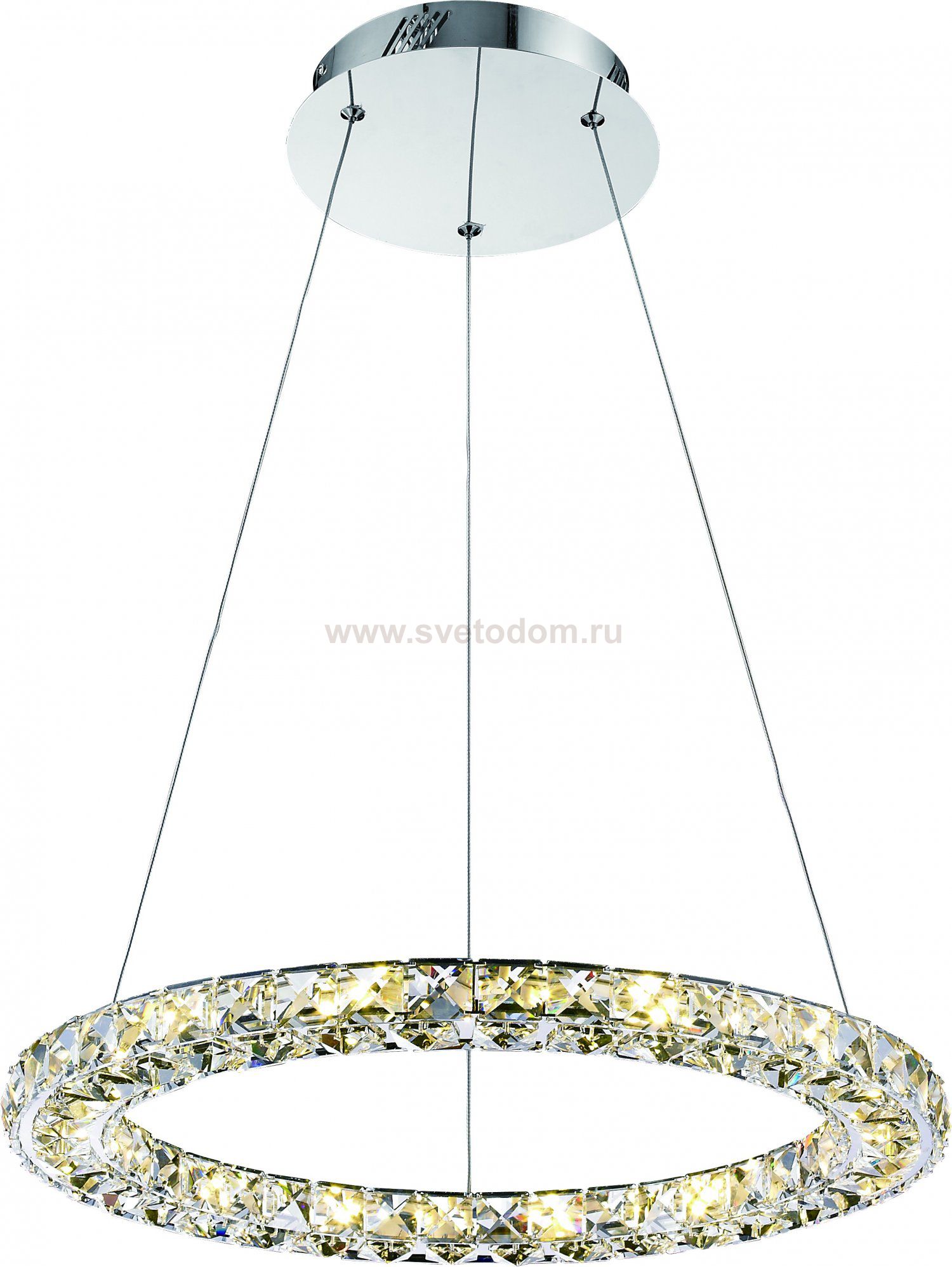 Люстра кольцо хрустальное Arte Lamp A6715SP-1CC PREZIOSI