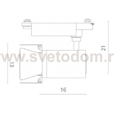 Светильник потолочный Arte lamp A6730PL-1WH TRACK LIGHTS