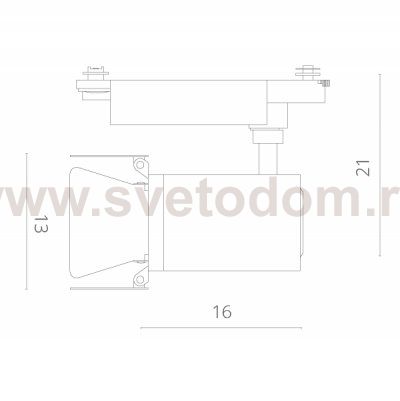 Светильник потолочный Arte lamp A6730PL-1WH TRACK LIGHTS