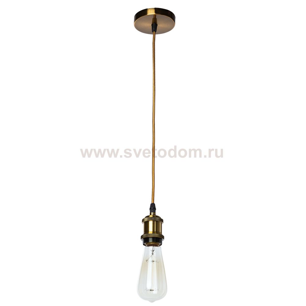 Светильник подвесной ретро стиля Arte lamp A7002SP-1PB ELECTRA