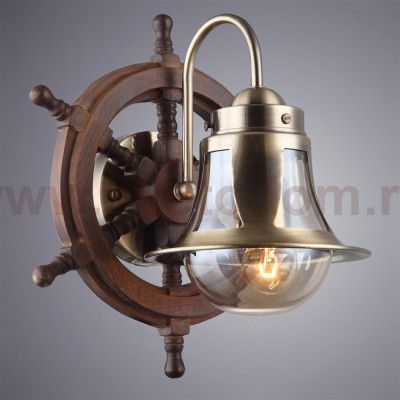 Светильник бра штурвал Arte Lamp A7006AP-1AB TIMONE