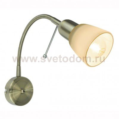 Светильник настенный бра Arte lamp A7009AP-1AB LETTURA