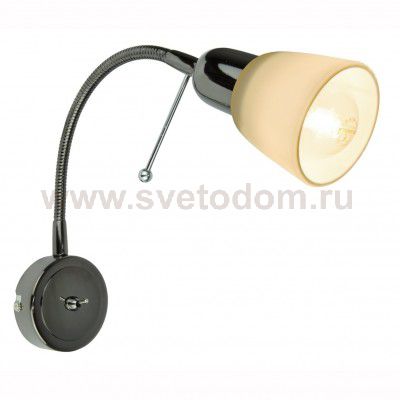 Светильник настенный бра Arte lamp A7009AP-1BC LETTURA