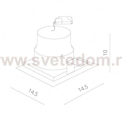Светильник потолочный Arte lamp A7018PL-1WH PRIVATO