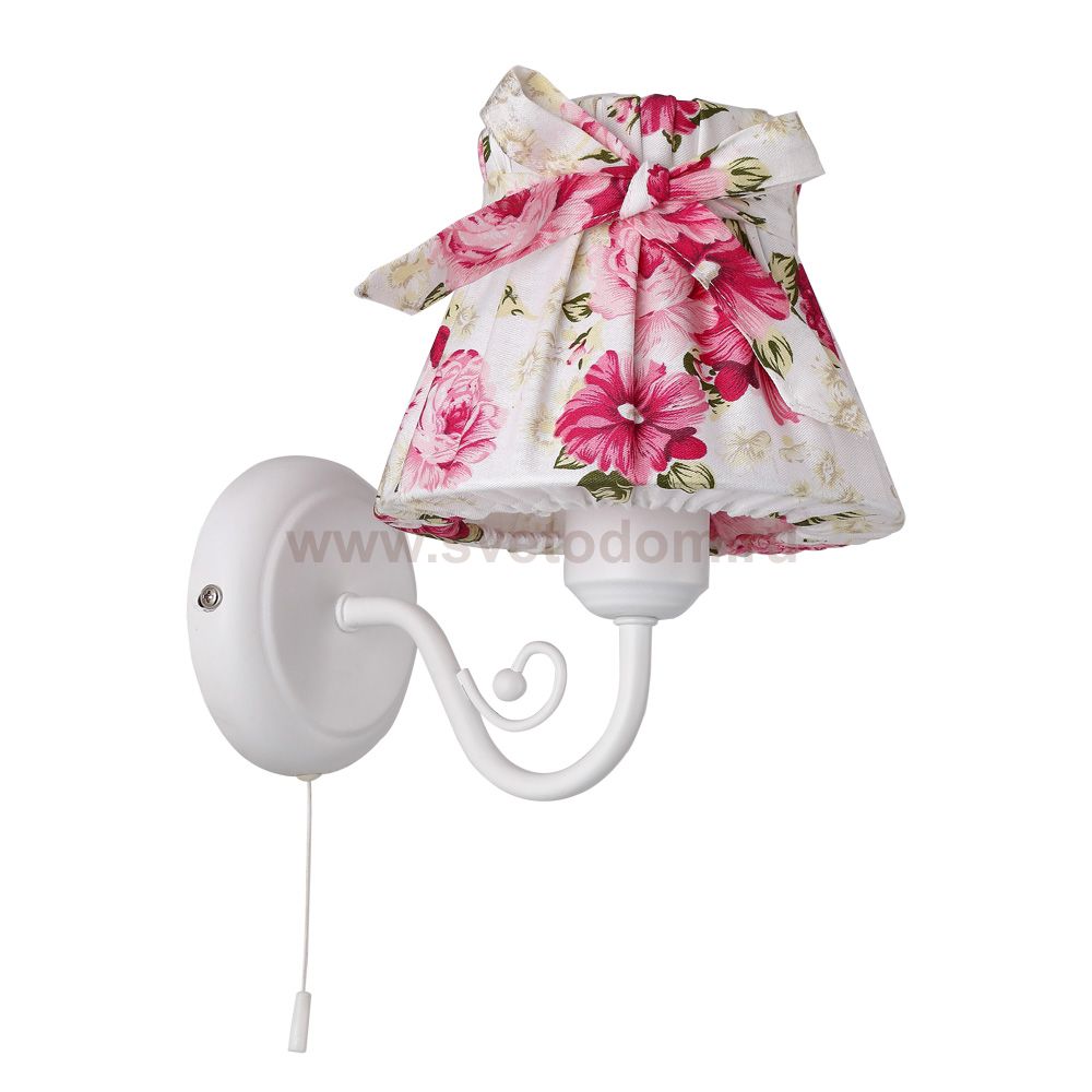 Светильник бра прованс Arte Lamp A7021AP-1WH MARGHERITA