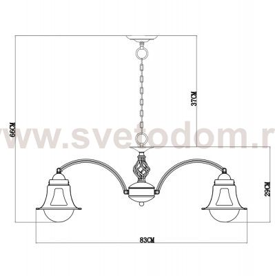 Люстра морского стиля Arte Lamp A7022LM-7WG MARINO