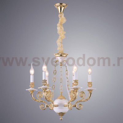 Люстра венецианская Arte Lamp A7024LM-6WG Luisa