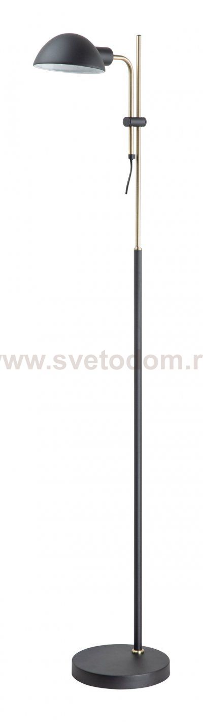 Торшер напольный Arte Lamp A7055PN-1BK ZETTA