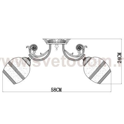 Светильник потолочный Arte lamp A7060PL-3WG SOFIA