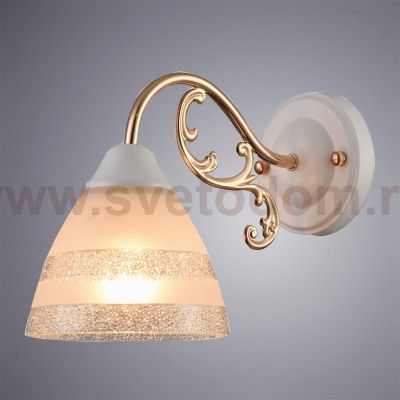 Светильник настенный Arte lamp A7072AP-1WG FRANCESCA