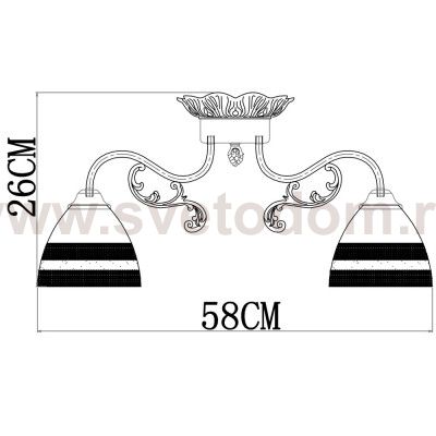 Светильник потолочный Arte lamp A7072PL-5WG FRANCESCA