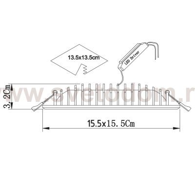 Светильник потолочный Arte lamp A7245PL-2WH CANOPO