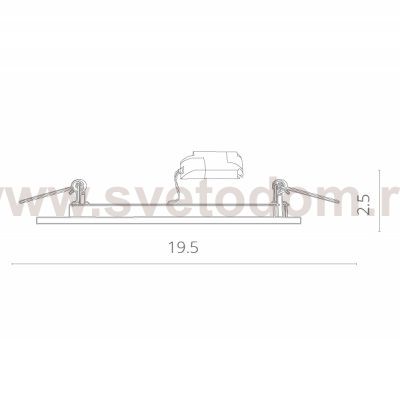 Светильник потолочный Arte lamp A7516PL-2WH VEGA