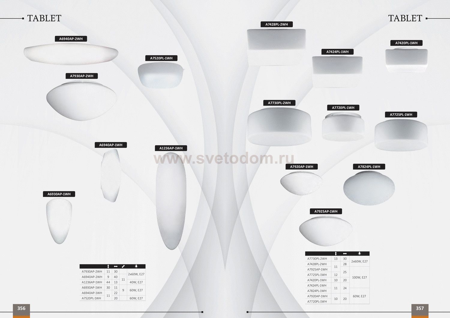 Светильник круглый 250мм Arte Lamp A7925AP-1WH Tablet. 