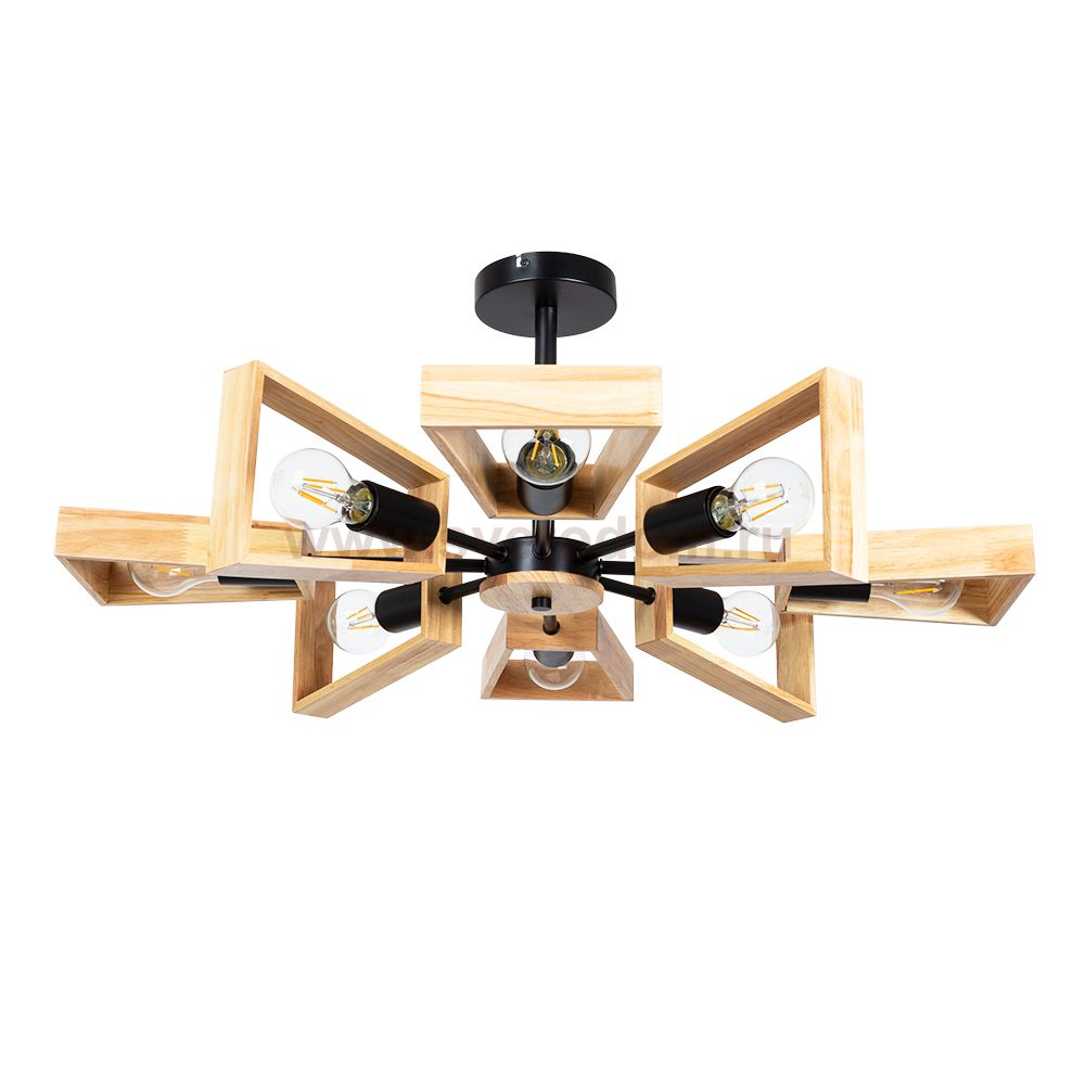 Люстра потолочная с деревом Arte lamp A8030PL-8BK BRUSSELS