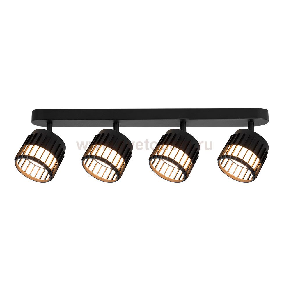 Накладной светильник спот Arte Lamp A8031PL-4BK ATRIA