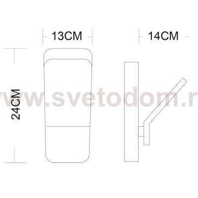 Светильник настенный Arte lamp A8053AL-1GY SCORCIO