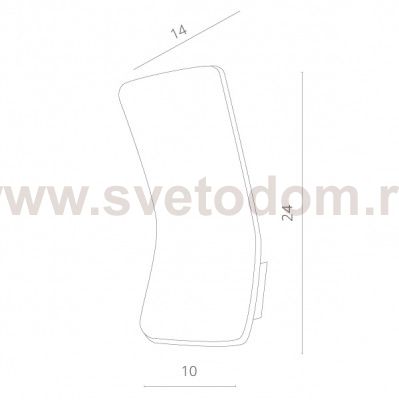 Светильник настенный Arte lamp A8053AL-1WH SCORCIO