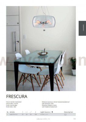 Светильник подвесной Arte lamp A8057SP-5CC FRESCURA