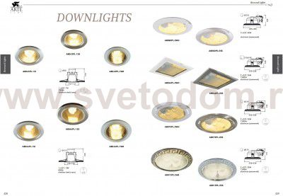 Светильник встраиваемый Arte lamp A8075PL-2WH Technika