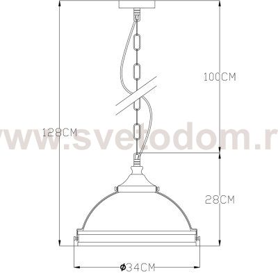 Светильник подвесной Arte lamp A8077SP-1CC NOVARA