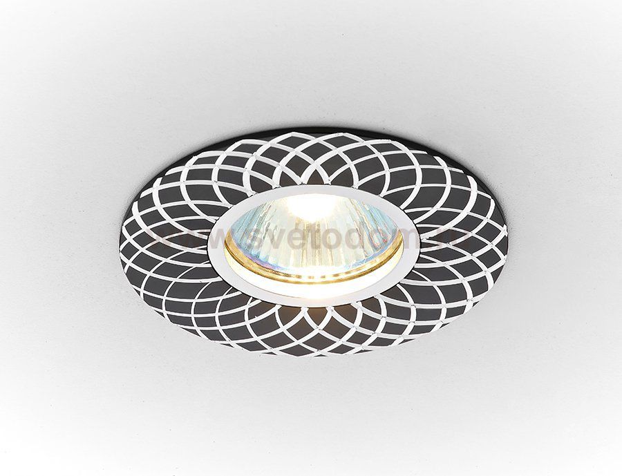 Светильник точечный Ambrella A815 BK/AL сатин/черный MR16 ORGANIC SPOT