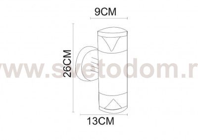 Светильник уличный Arte lamp A8161AL-2SS Intrigo