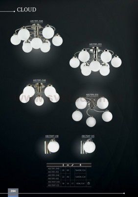 Люстра Arte lamp A8170PL-5SS Cloud 
