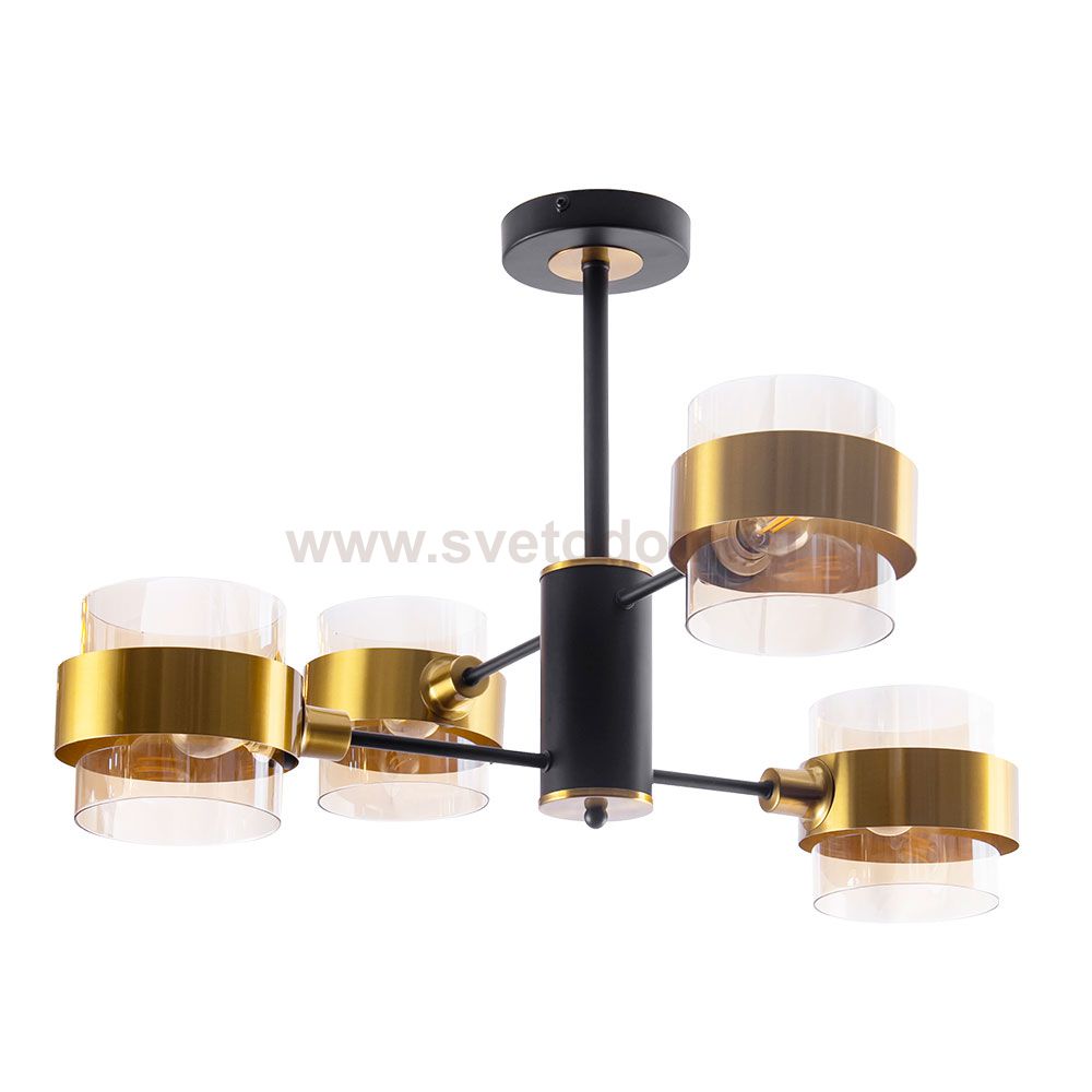 Люстры на штанге Arte Lamp A8205SP-4BK CARLO