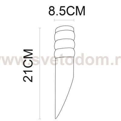 Светильник уличный Arte lamp A8382AL-1SS Portico